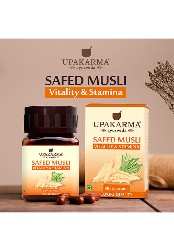 Ayurveda Pure Herbs Safed Musli Capsules Natural and Powerful Strength, Stamina, and Immunity Booster, 500 mg – thumbnail 7