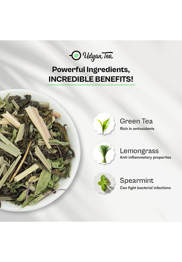 Lemongrass Tranquility Green Tea – thumbnail 4