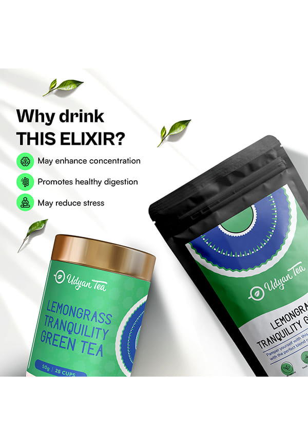 Lemongrass Tranquility Green Tea – thumbnail 5