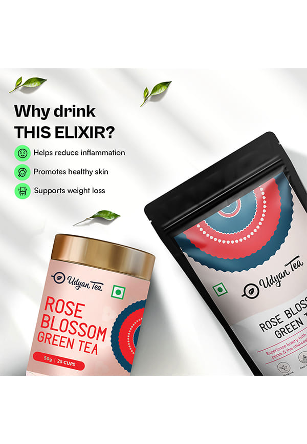 rose blossom green tea – thumbnail 4