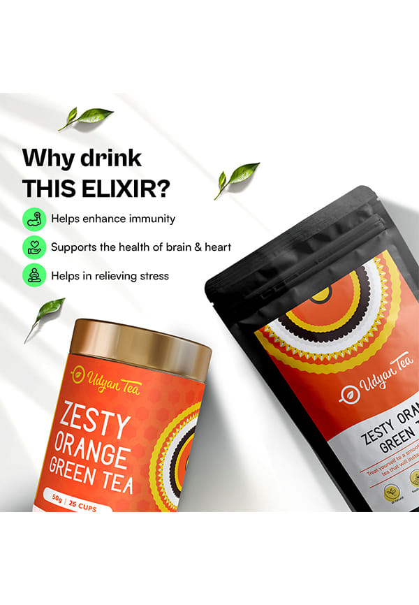 Zesty Orange Green Tea – thumbnail 5