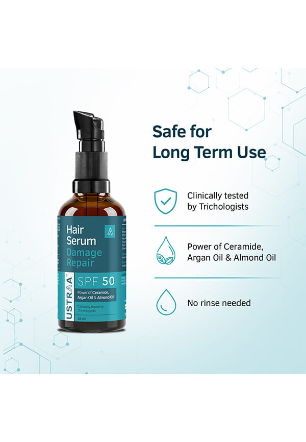 Damage Repair Hair Serum SPF 50 with Ceramide & Argan Oil – thumbnail 8