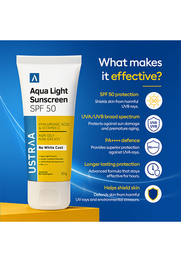 Aqua Light Sunscreen SPF 50 PA++++ with Vitamin C – thumbnail 6