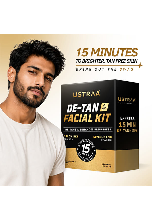 De-Tan Facial Kit for Men with Glycolic Acid & Vitamin C – thumbnail 9