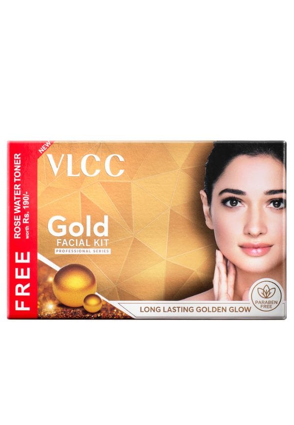 Gold Facial Kit - with FREE Rose Water Toner