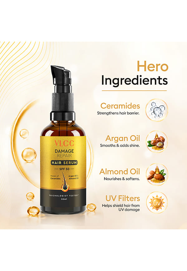 Damage Repair Hair Serum SPF 50 with Ceramide & Argan Oil – thumbnail 4