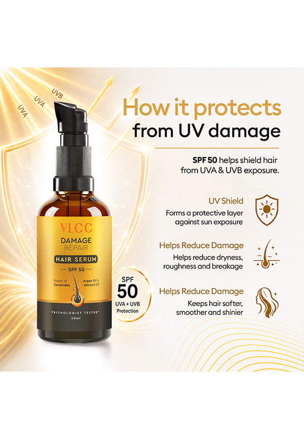 Damage Repair Hair Serum SPF 50 with Ceramide & Argan Oil – thumbnail 7