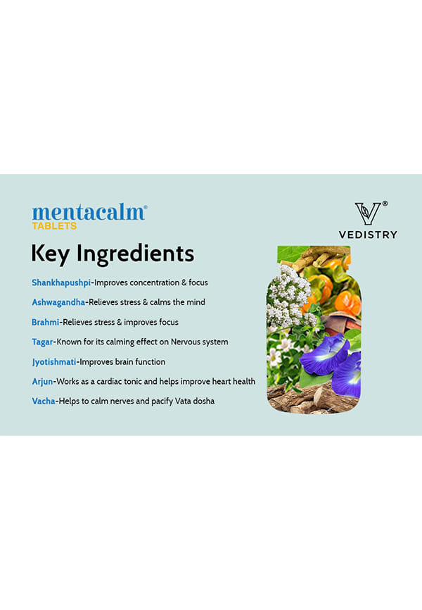 Vedistry Mentacalm Tablets – thumbnail 4