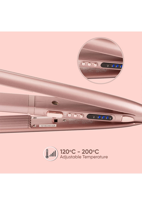 Flair 2-in-1 Hair Styler (Straightener & Crimper) with Keratin Ceramic Plates & 5 Temp Settings – thumbnail 3