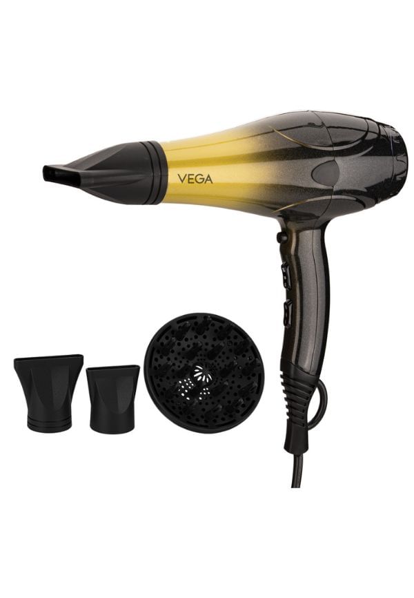 Vega Super Pro 2400 Watts Professional Hair Dryer with Diffuser, 2