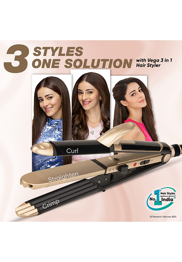 Hair Dryer & Straightener Combo: 3-in-1 Hair Styler & 1000W Hair Dryer – thumbnail 3