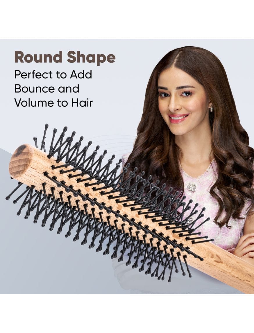 Wooden Round Hair Brush – thumbnail 7