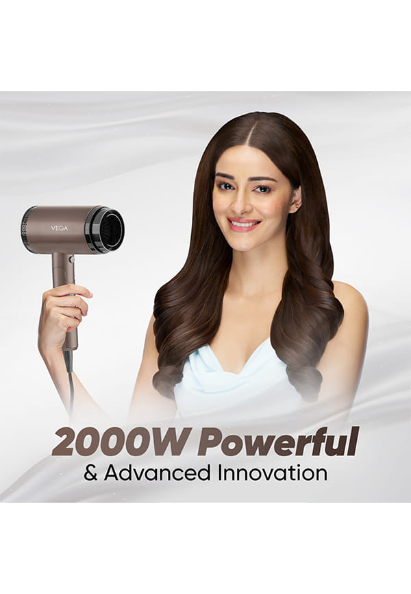 Dry-Up 2000W Hair Dryer with 3 Heat/1 Speed & Cool Shot, Foldable – thumbnail 7