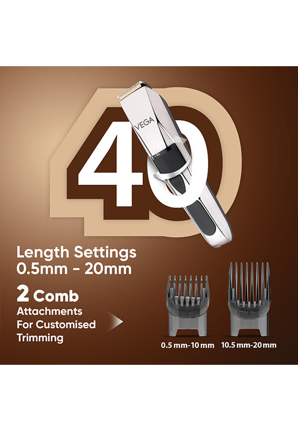 P3 Battery Powered Trimmer, USB-C, 160min Runtime & 40 Length Settings, Cord-Cordless – thumbnail 5