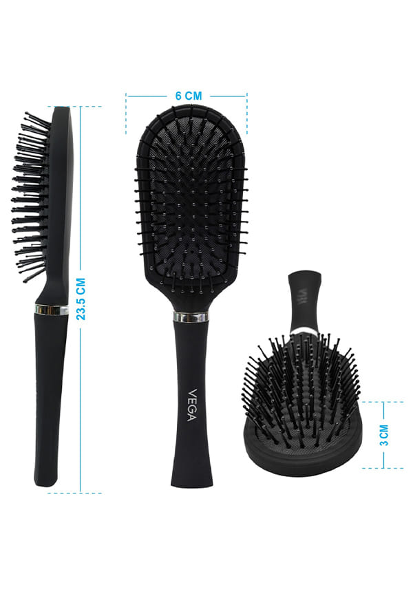 Cushioned Hair Brushfor Men & Women, All Hair Types (E5-CB) – thumbnail 3