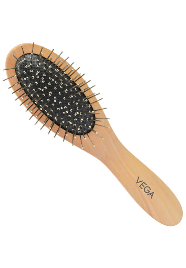 Cushioned Hair Brush (India's No.1* Hair Brush Brand)with Steel Pin for Men & Women, All Hair Types (R2-CB)