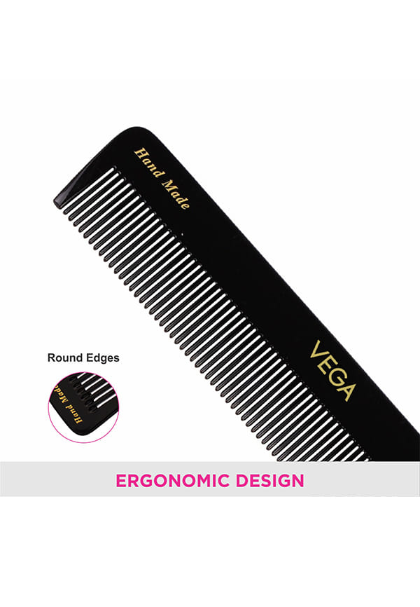 Dressing Hair Comb,Blackfor Men and Women, Handmade, (HMBC-117) – thumbnail 5