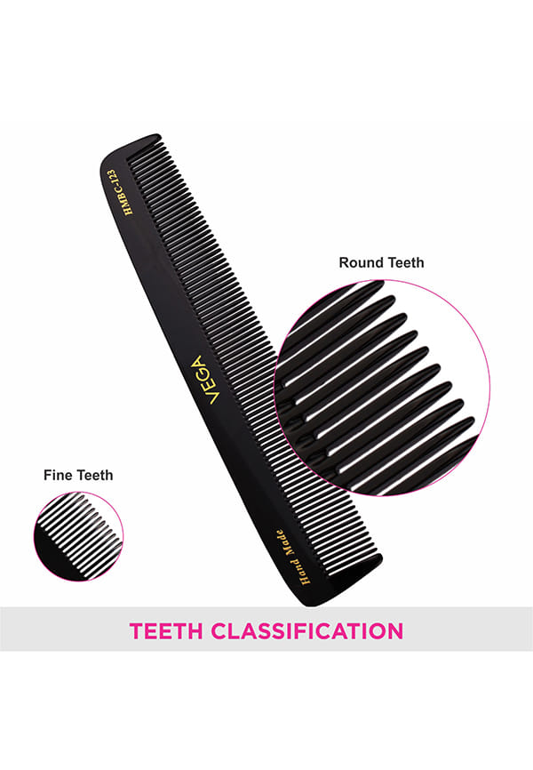 Dressing Hair Comb, Handmadefor Men and Women, Black (HMBC-123) – thumbnail 4