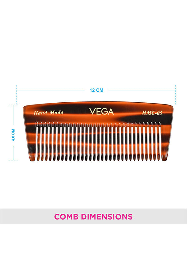 Vega Handcrafted Graduated Dressing Hair Comb (HMC-05) – thumbnail 2