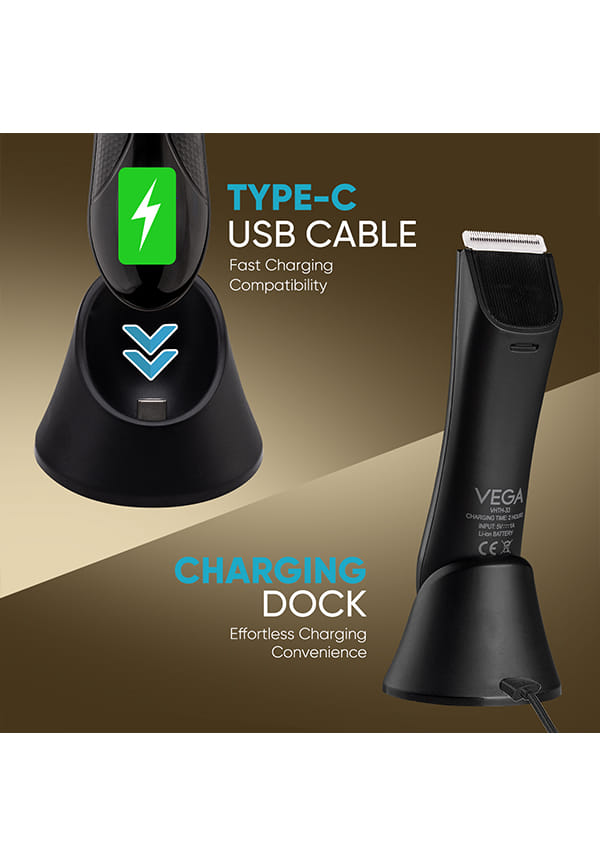 Cleanball Full Body Trimmer | Multi-Purpose Body | IPX5 Waterproof | No Nicks/Cuts | 90min Runtime with LED Flashlight – thumbnail 5