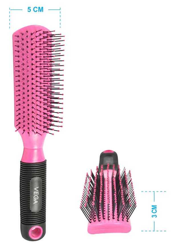 Flat Hair Brush (India's No. 1* Hair Brush Brand) for Men & Women (R11-FB) – thumbnail 3