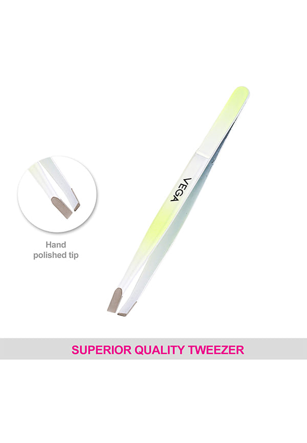 Gorgeous Green Tweezer - Slant Tip (TW-07) – thumbnail 6