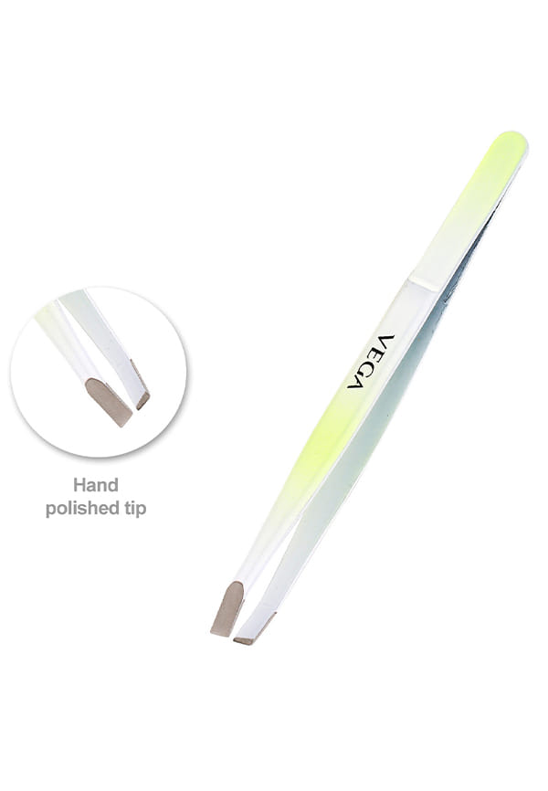 Gorgeous Green Tweezer - Slant Tip (TW-07) – thumbnail 6