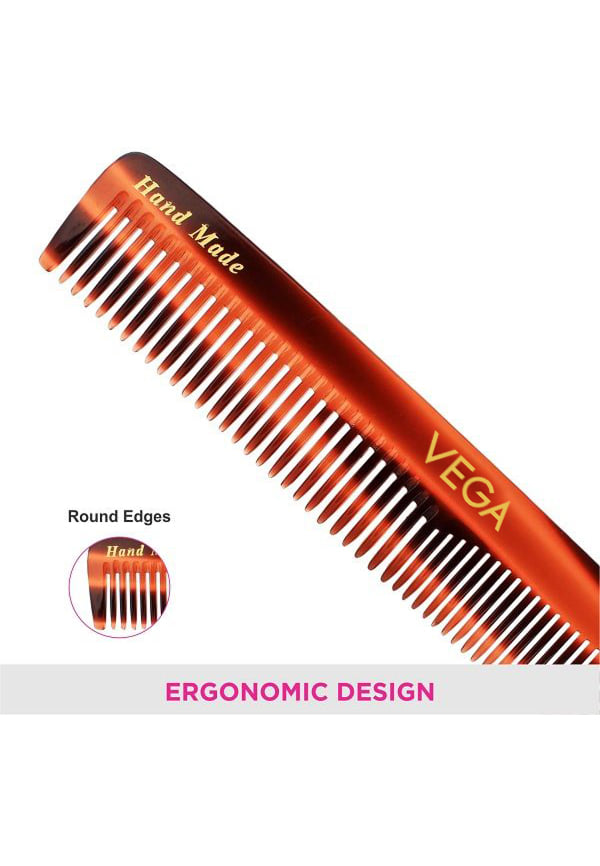 Vega Handcrafted Graduated Dressing Hair Comb (HMC-09D) – thumbnail 5
