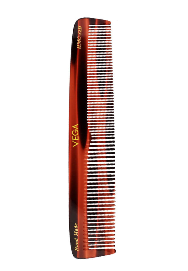 Vega Handcrafted Graduated Dressing Hair Comb made with Cellulose Acetate (HMC-32D) Vega Handcrafted Graduated Dressing Hair Comb made with Cellulose Acetate (HMC-32D)