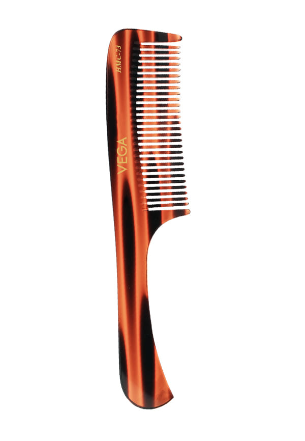 Vega Handcrafted Grooming Hair Comb made with Cellulose Acetate (HMC-73) Vega Handcrafted Grooming Hair Comb made with Cellulose Acetate (HMC-73)