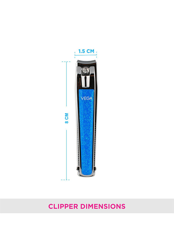 Large Nail Clipper, Glitter, Colour May Vary, (LNC-02) – thumbnail 4