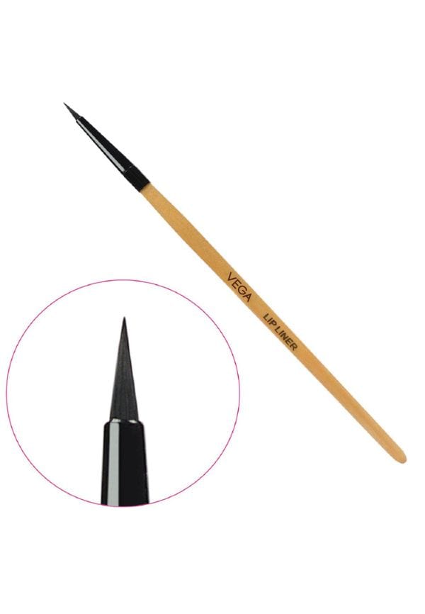 Lip Liner with Wooden Handle and Natural Animal/Synthetic Hair, (EV-15) – thumbnail 2