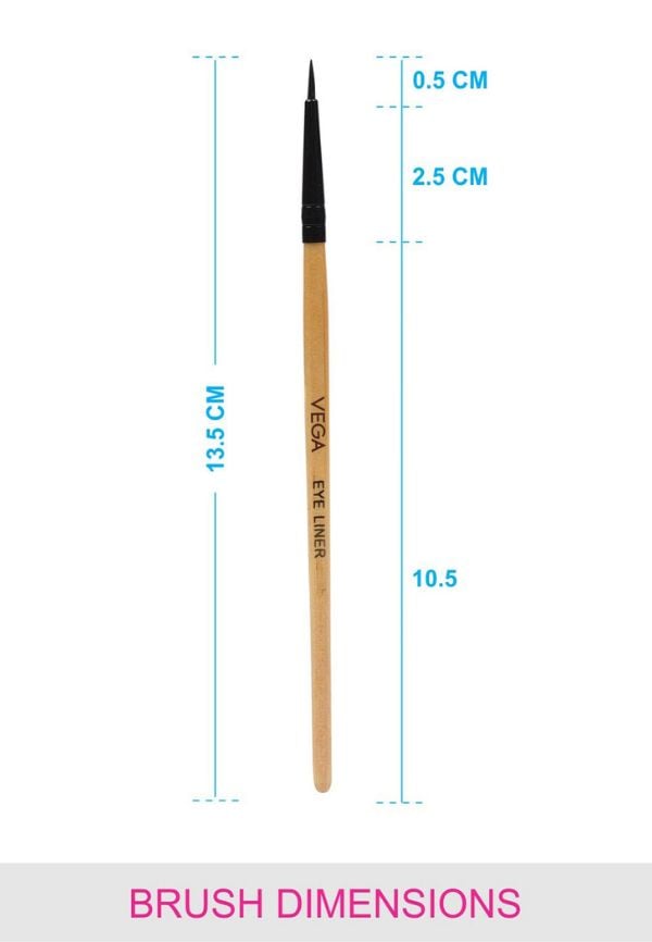 Lip Liner with Wooden Handle and Natural Animal/Synthetic Hair, (EV-15) – thumbnail 3