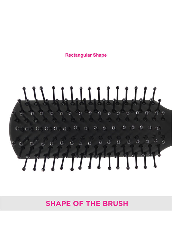 Vega Mini Flat Hair Brush (India's No. 1* Hair Brush Brand) for Men & Women (R5-FB) – thumbnail 4