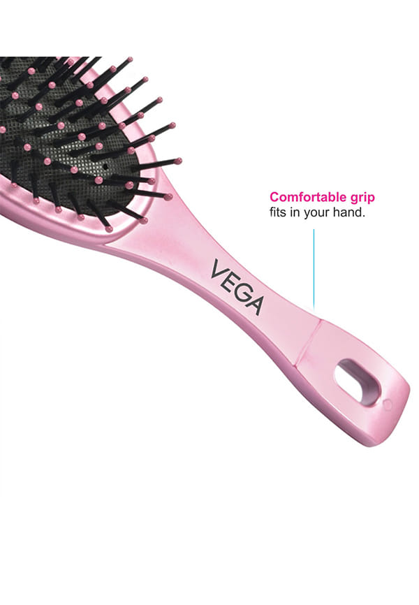 Mini Flat Hair Brush (India's No. 1* Hair Brush Brand) for Men & Women (R1-MB) – thumbnail 7