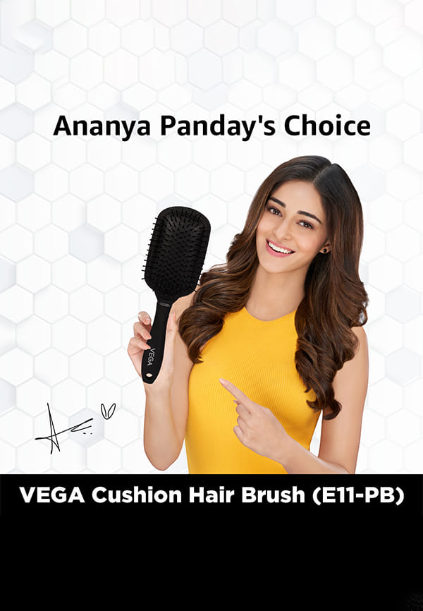 Vega Paddle Hair Brush (India's No.1* Hair Brush Brand) for Women & Men, Smooth Hair, Color May Vary (E11-PB) – thumbnail 2