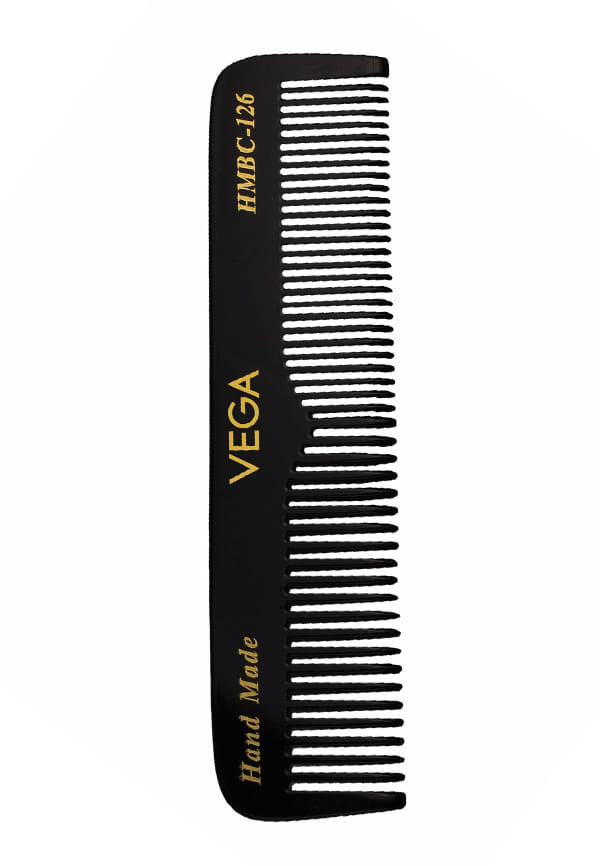 Pocket Hair Comb,Handmadefor Men and Women,Black, (HMBC-126)