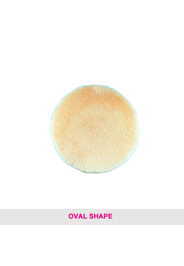 Vega Powder Puff Makeup Cotton Applicator & Foundation Blender, Off White, (PP-75) – thumbnail 3