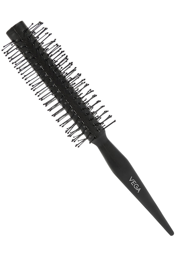Vega Professional Curling Hair Brush (India's No.1* Hair Brush Brand) for Adding Curls, Volume & Waves In Hairs| Men and Women| Color May Vary (E2-PR) Vega Professional Curling Hair Brush (India's No.1* Hair Brush Brand) for Adding Curls, Volume & Waves In Hairs| Men and Women| Color May Vary (E2-PR)