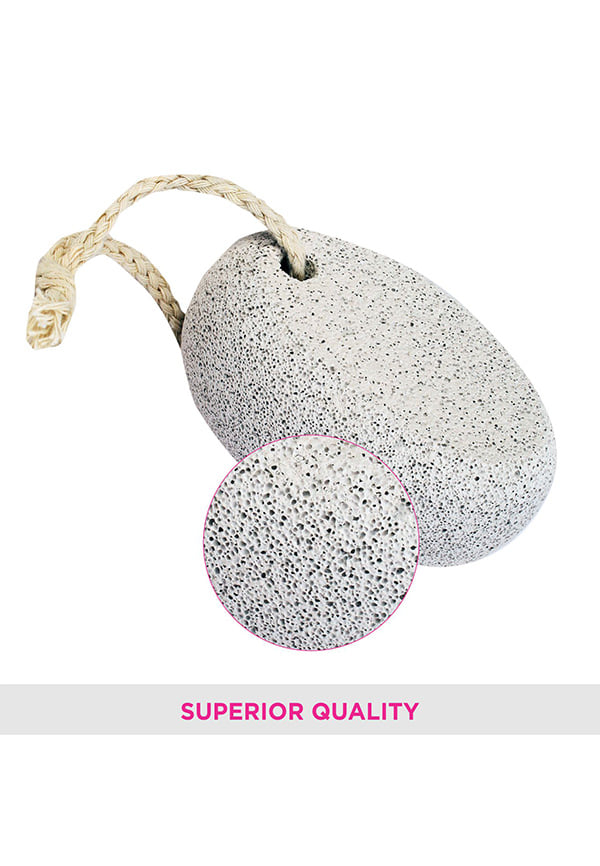 Vega Oval Shaped Pumice Stone, White (PD-16) – thumbnail 3