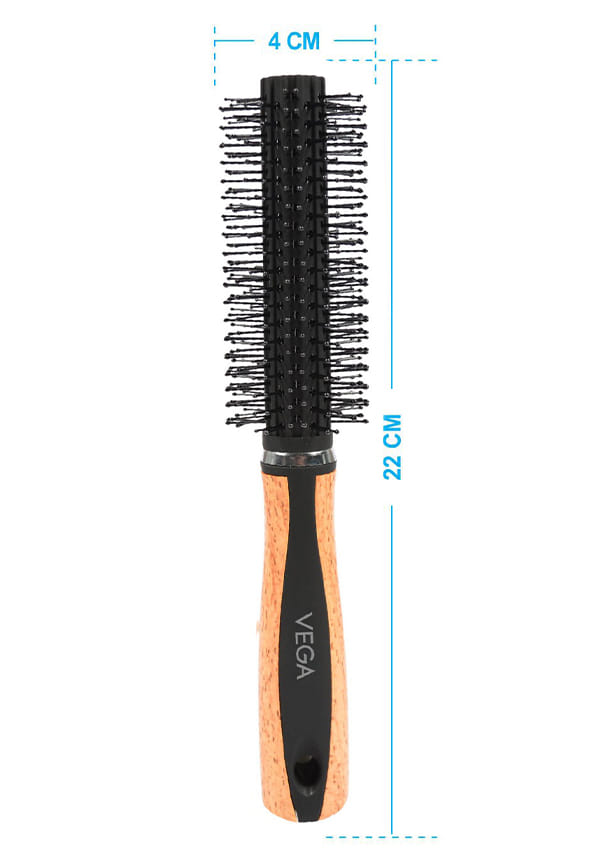 Round Hair Brushfor Adding Curls, Volume & Waves In Hairs| Men and Women| All Hair Types (H6-RB) – thumbnail 3