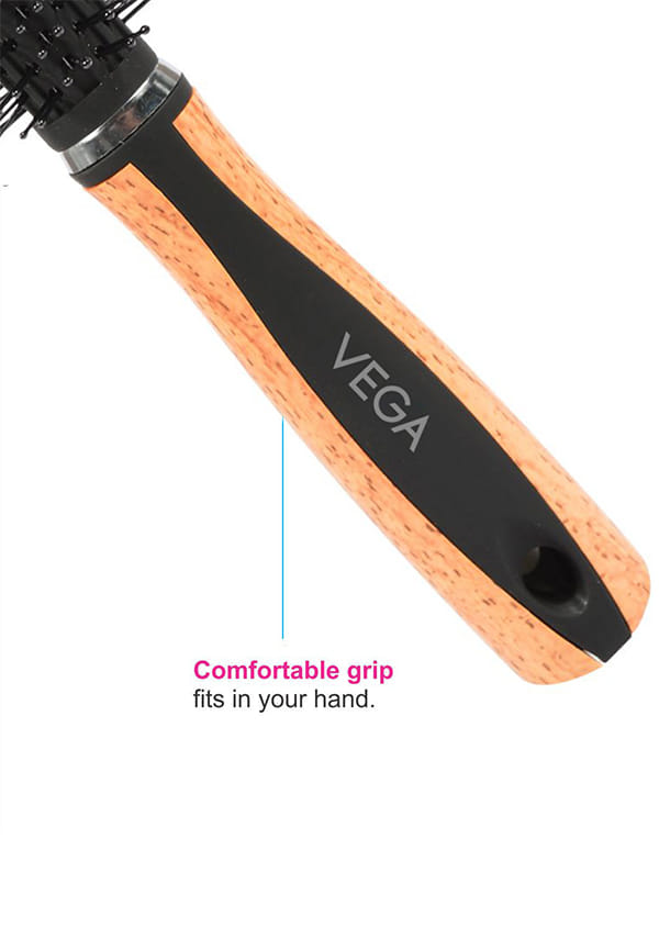 Round Hair Brushfor Adding Curls, Volume & Waves In Hairs| Men and Women| All Hair Types (H6-RB) – thumbnail 7