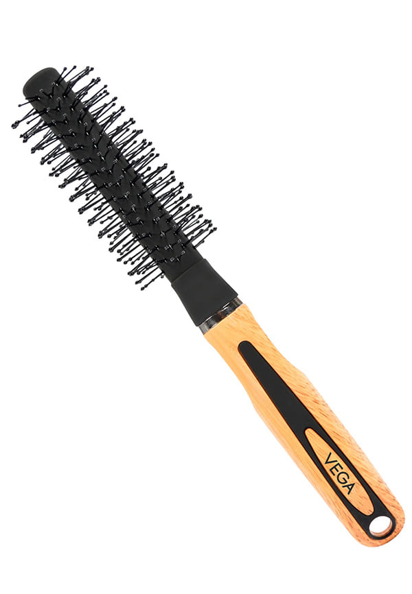 Vega Round Hair Brush (India's No.1* Hair Brush Brand) for Adding Curls, Volume & Waves In Hairs| Men and Women| All Hair Types (E2-RB )