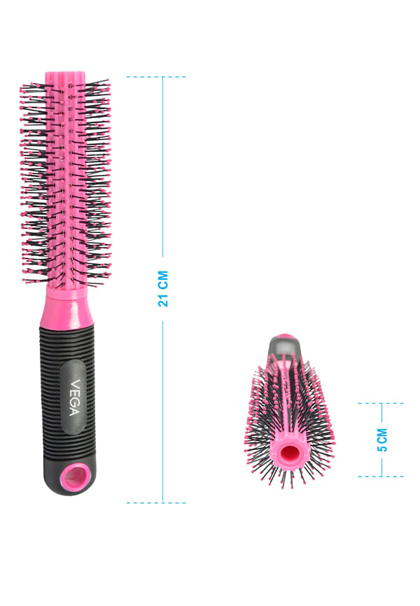 Round Hair Brushfor Adding Curls, Volume & Waves In Hairs| Men and Women| All Hair Types (R11-RB), Color may vary – thumbnail 3