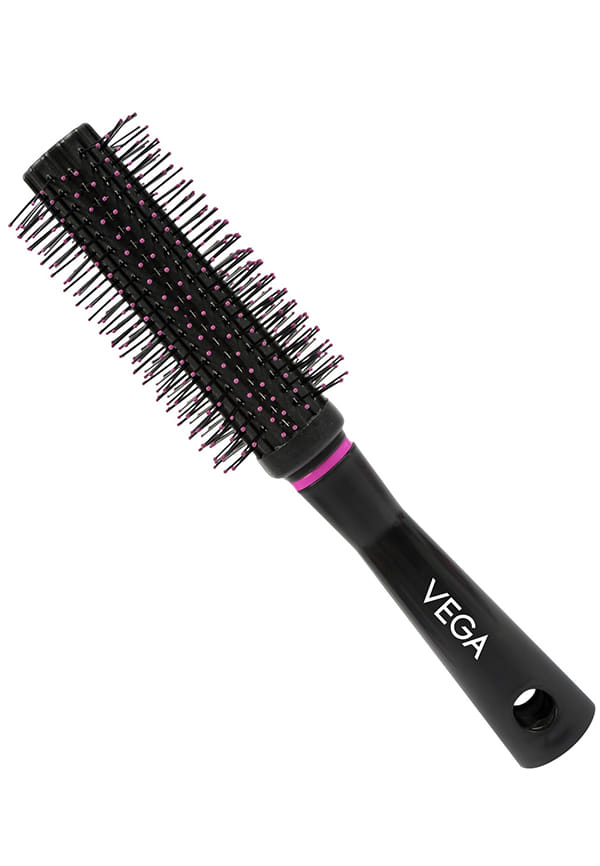 Vega Round Hair Brush (India's No.1* Hair Brush Brand) for Adding Curls, Volume & Waves In Hairs| Men and Women| All Hair Types (R16-RB)