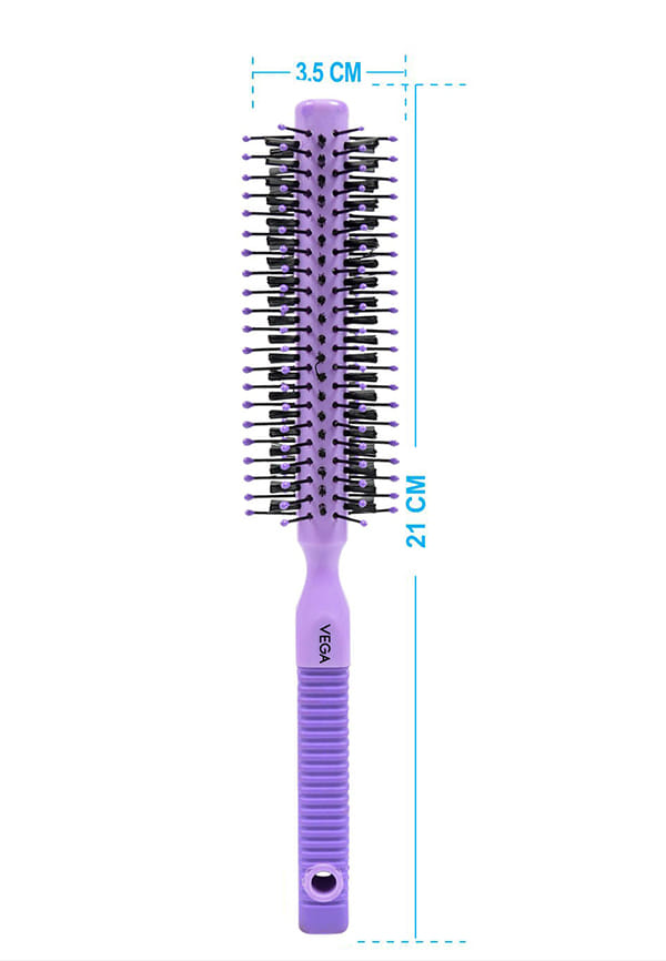 Round Hair Brushfor Adding Curls, Volume & Waves In Hairs| Men and Women| All Hair Types, Color May Vary (R2-RB) – thumbnail 3