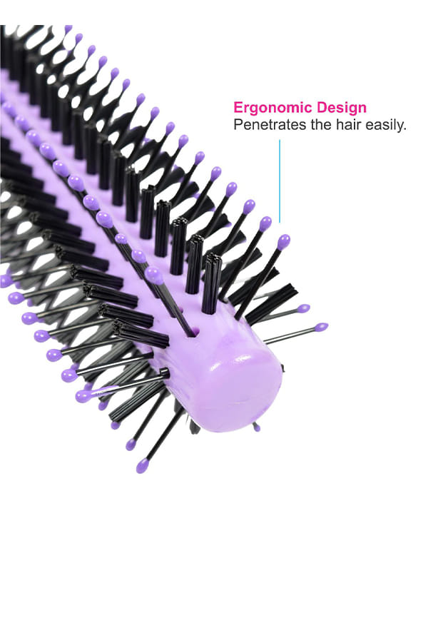 Round Hair Brushfor Adding Curls, Volume & Waves In Hairs| Men and Women| All Hair Types, Color May Vary (R2-RB) – thumbnail 6