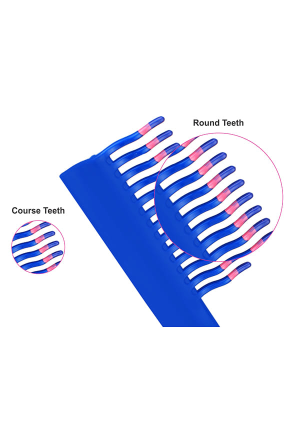 Shampoo Combwith Wide Tooth, Blue (1269) – thumbnail 5