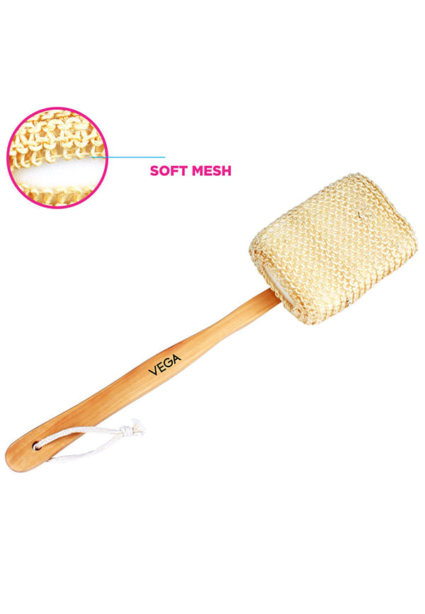 Sisal Sponge Bath Brush (NBA 1/4) – thumbnail 3
