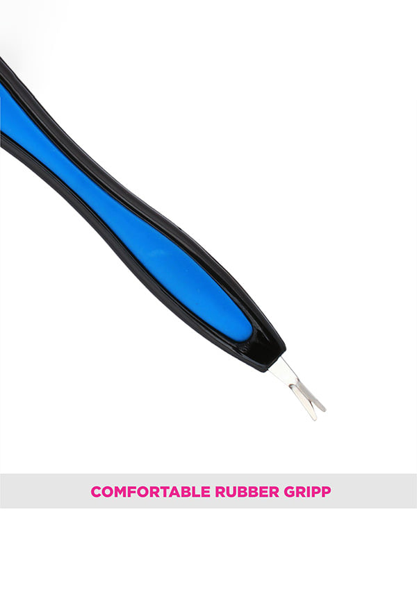 Vega Soft Touch Cutical Trimmer and Pusher, Black / Blue (CTP-01 N) – thumbnail 6